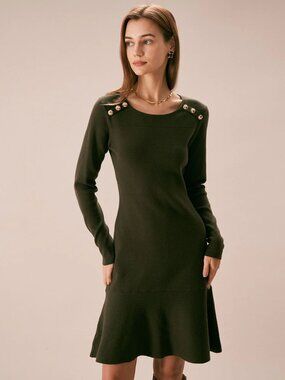 RIHOAS Shift Knit Dress